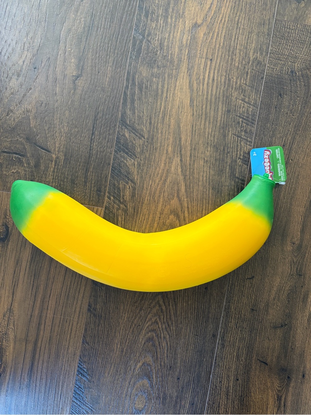 Kids Banana Prop Pillow - Yellow & Green Decorative Accent